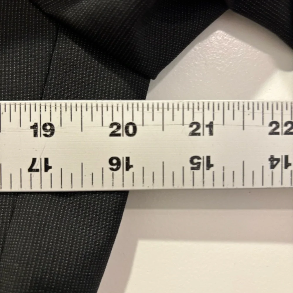 Banana Republic Mens 38R Black Wool‎ Mohair Blend Two Button Suit Jacket Blazer